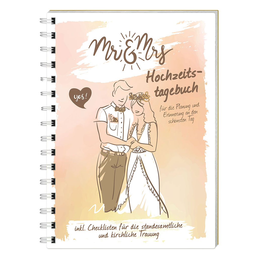 Hochzeitstagebuch „Mr und Mrs“