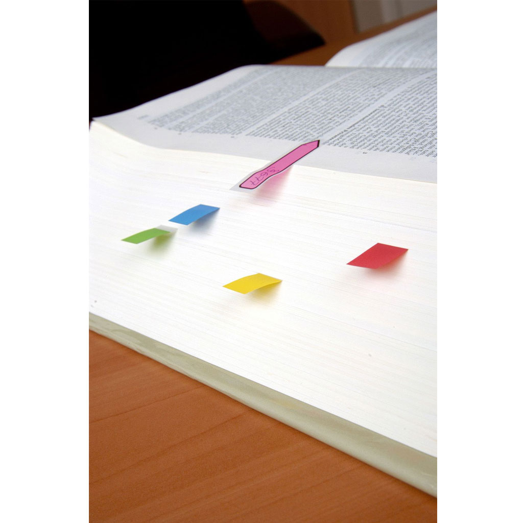 Post-it® Index Mini Haftmarker farbsortiert 5 x 20 Streifen - Anwendung