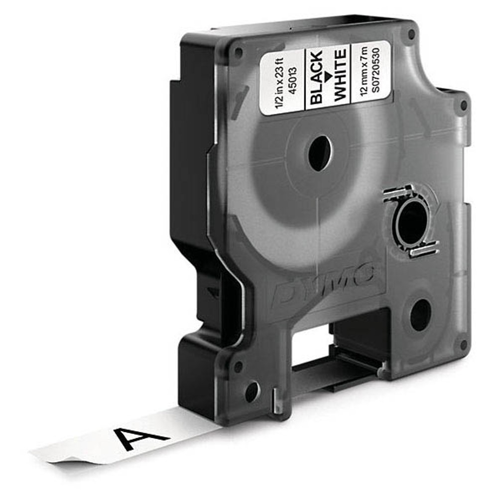 DYMO D1 Beschriftungsband 12mm x 7m schwarz auf weiß