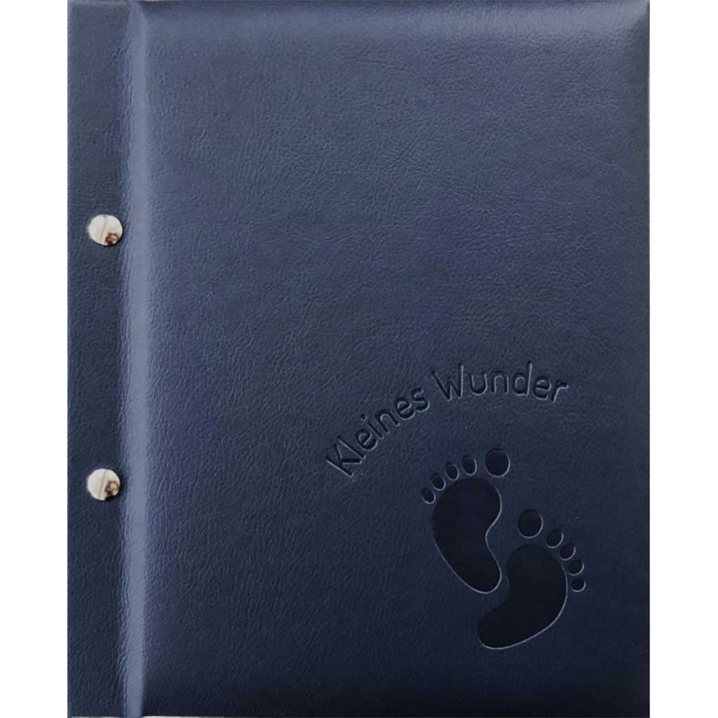 Babystammbuch Konrad Apfelleder Dunkelblau