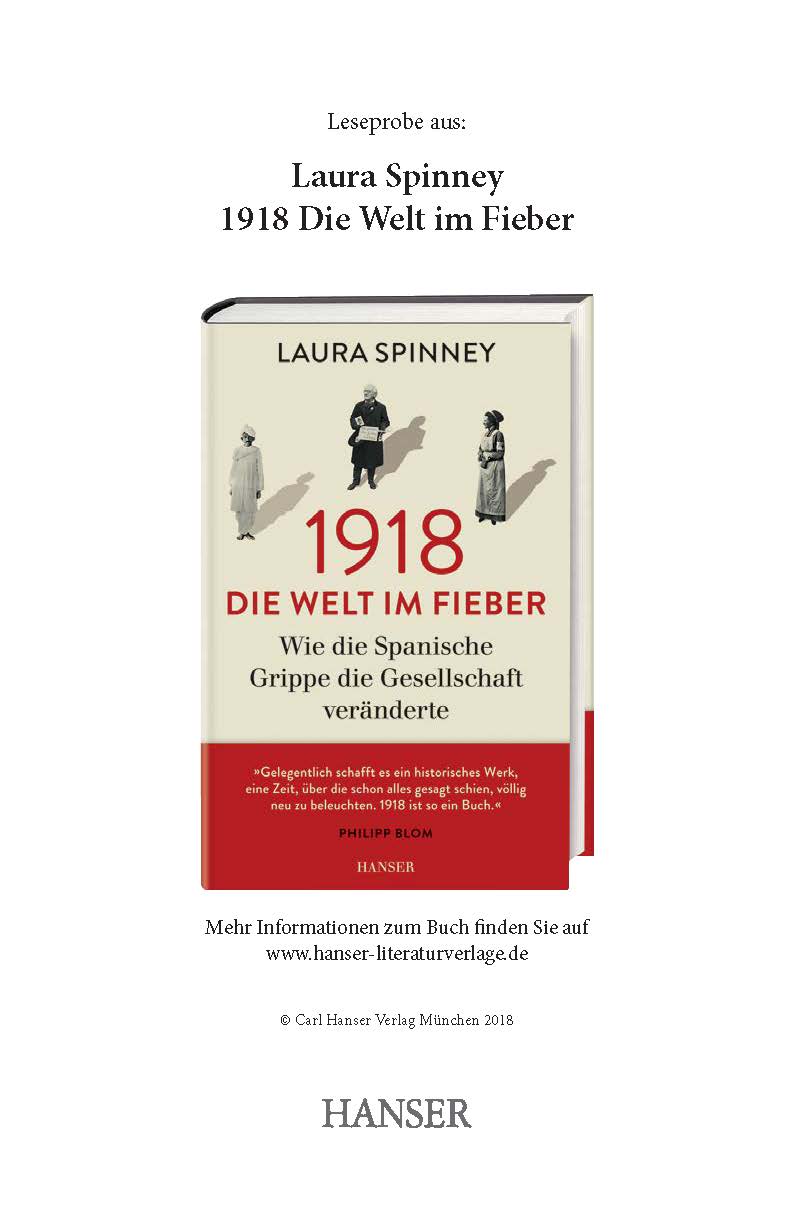 Laura Spinney - 1918 - Die Welt im Fieber - Leseprobe