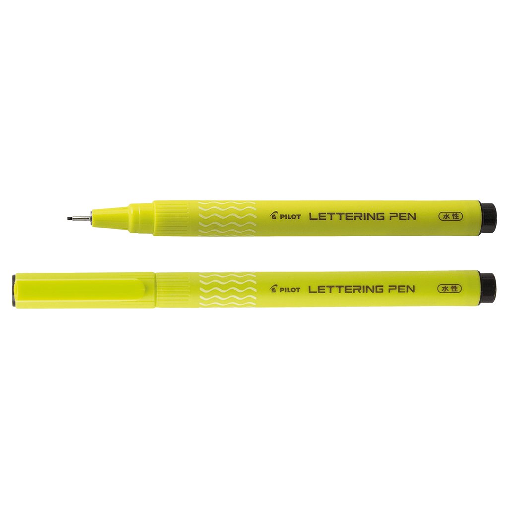 Pilot Lettering Pen 10 (F) schwarz