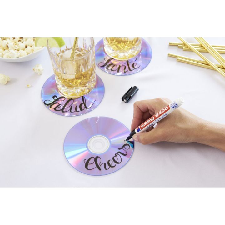 edding 8400 CD-DVD-BD-Marker 4 Farben 0,5-1mm