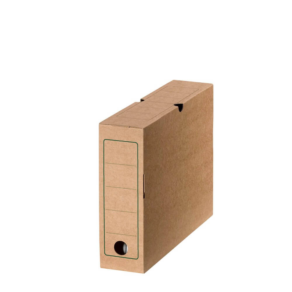 Cartonia Archivbox DIN A4 braun - geschlossen