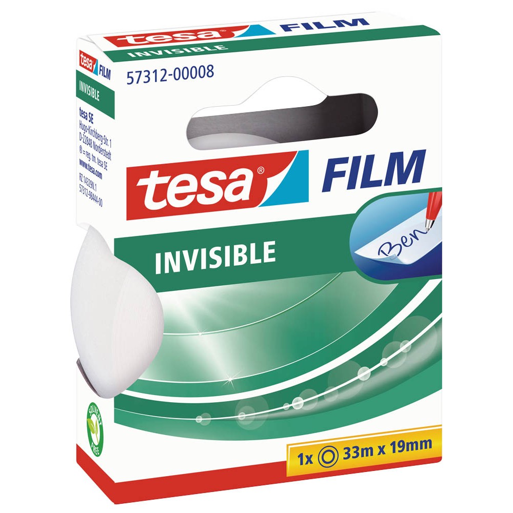 tesafilm® invisible Klebefilm 33m x 19mm