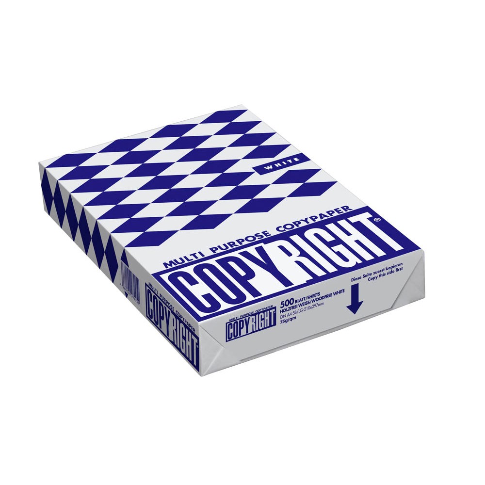 Kopierpapier Copyright DIN A4 75 g/qm 500 Blatt