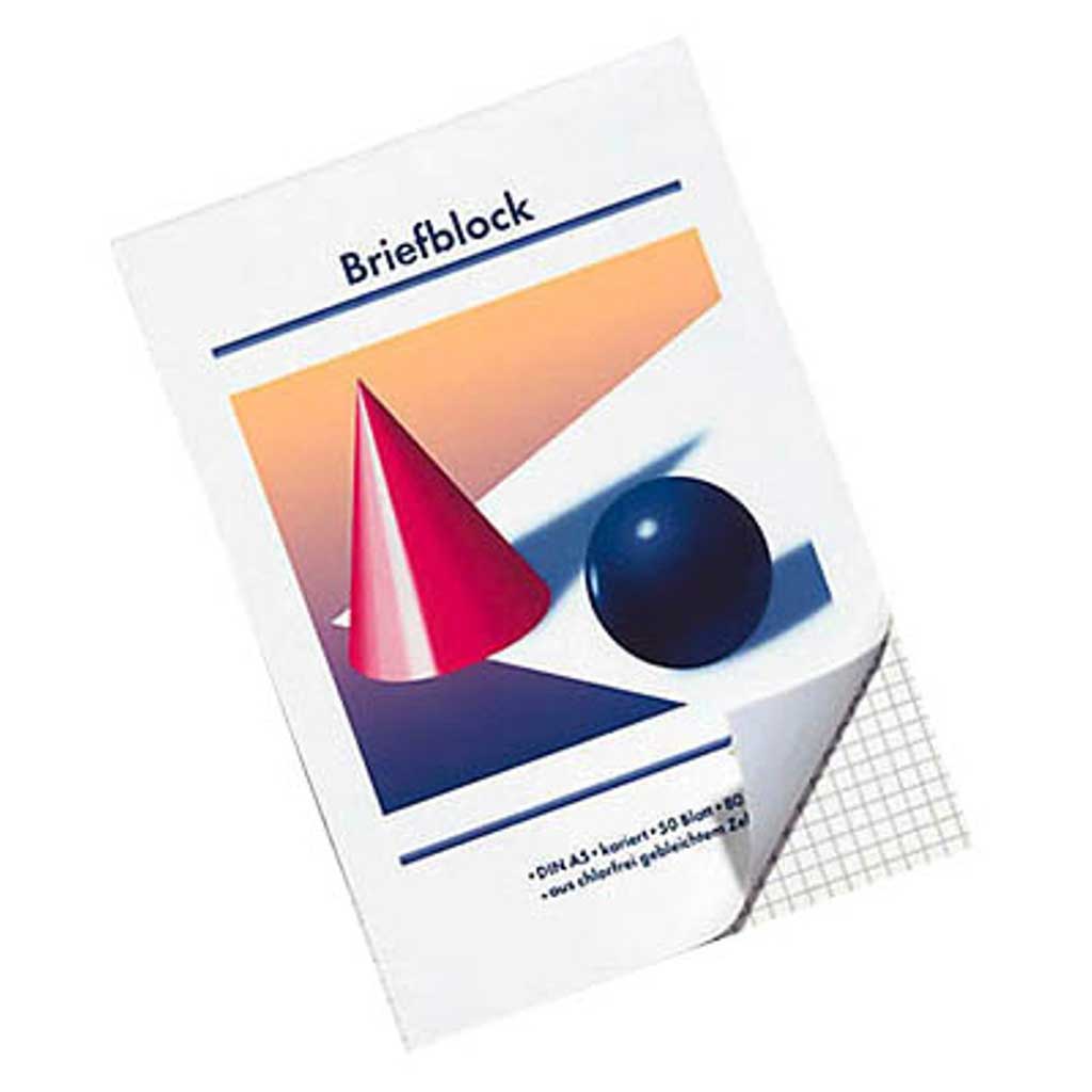 Briefblock DIN A5 kariert