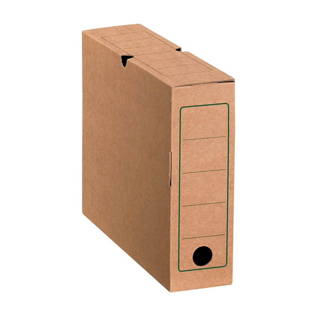 Cartonia Archivbox DIN A4 braun - geschlossen