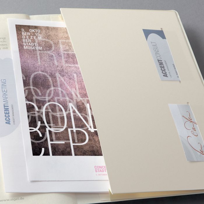 Notizbuch Conceptum CO121 Einsteckfach hinten