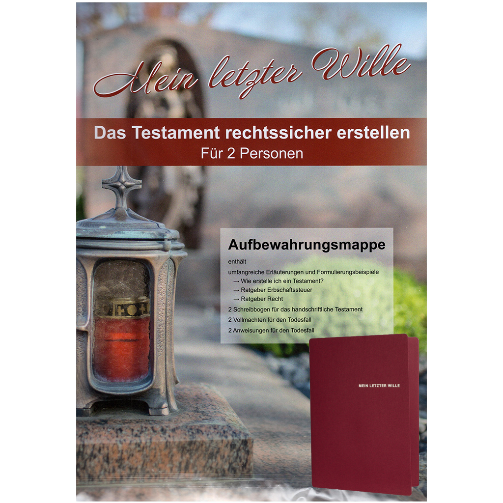 Mappe Mein letzter Wille