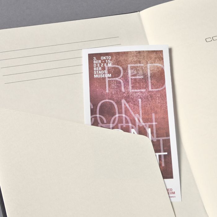 Notizbuch Conceptum CO121 Einsteckfach vorne