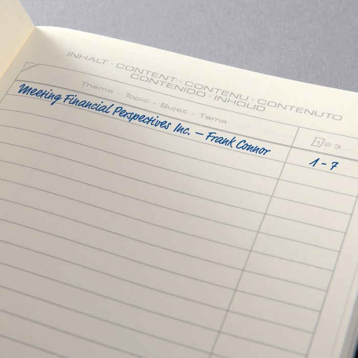 Notizbuch Conceptum CO121 Titelzeile