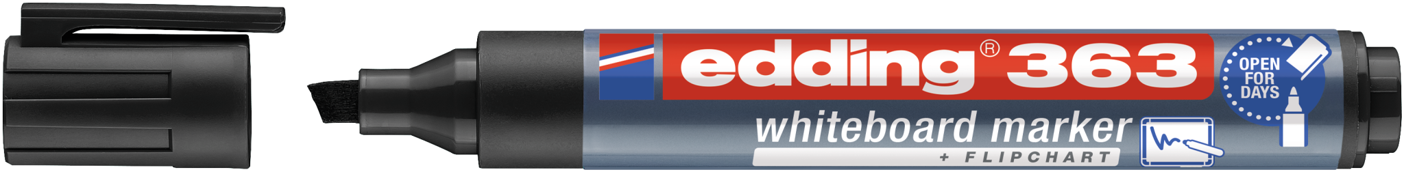 edding 363 Whiteboard-Marker schwarz
