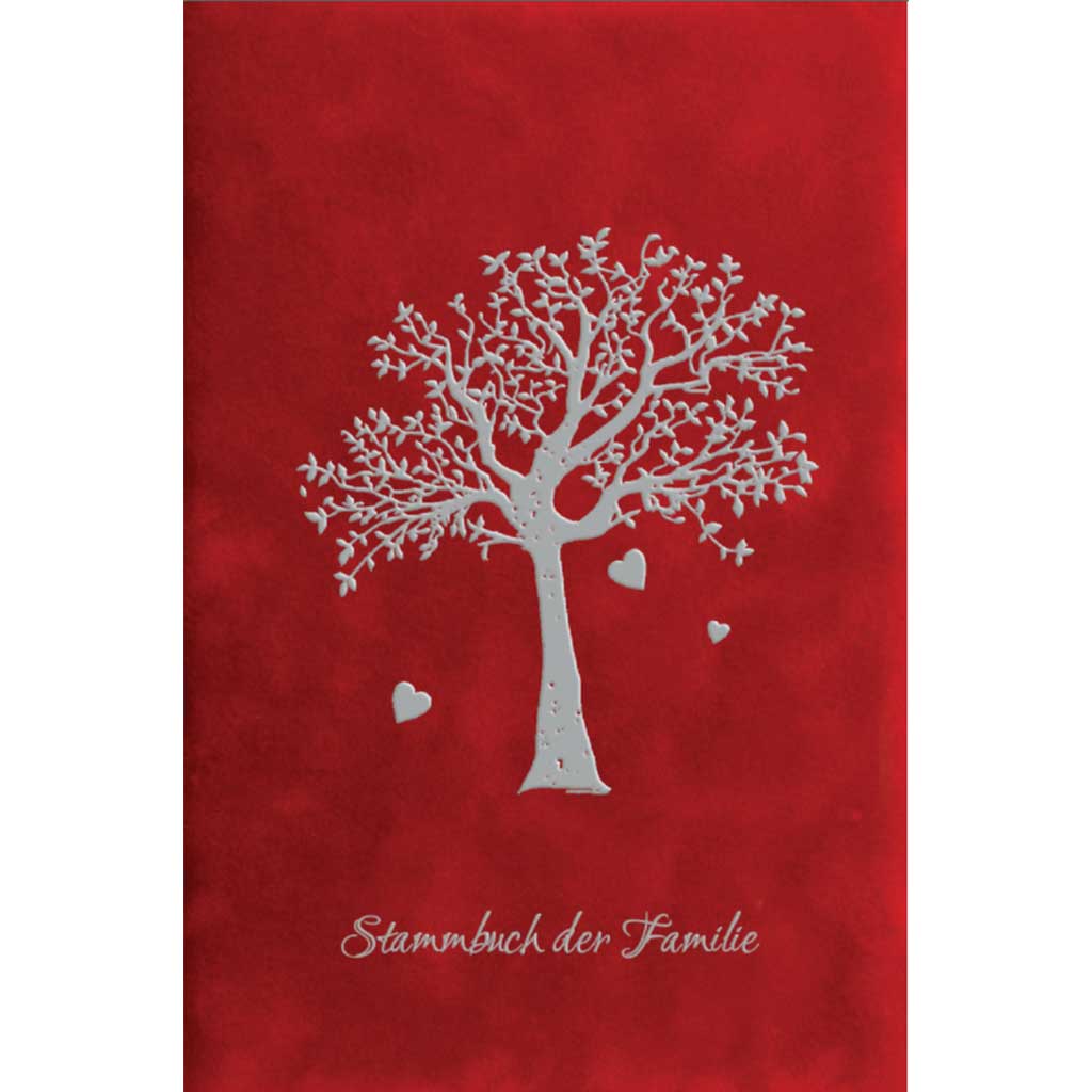 Stammbuch Ahnenbaum - Rot