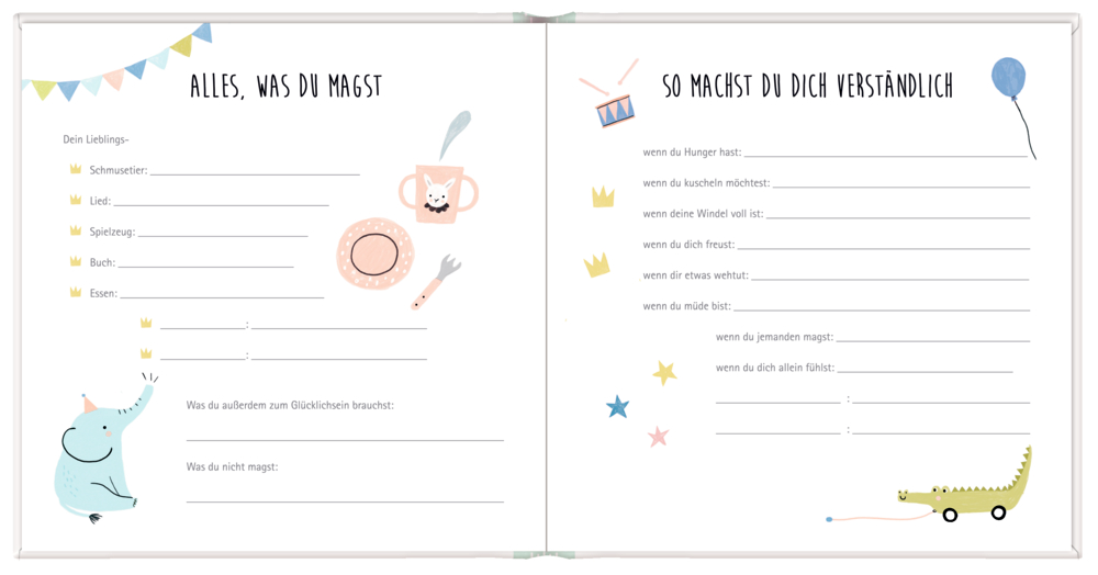 Tina Schulte - Babyalbum - Unser Baby - Innen 1