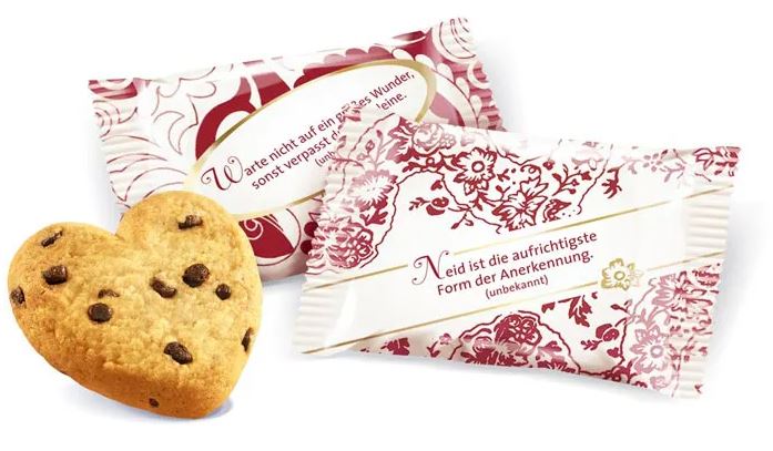 Coppenrath Cookie-Herzen Gebäck Choko 200 St. Tassen-Portion