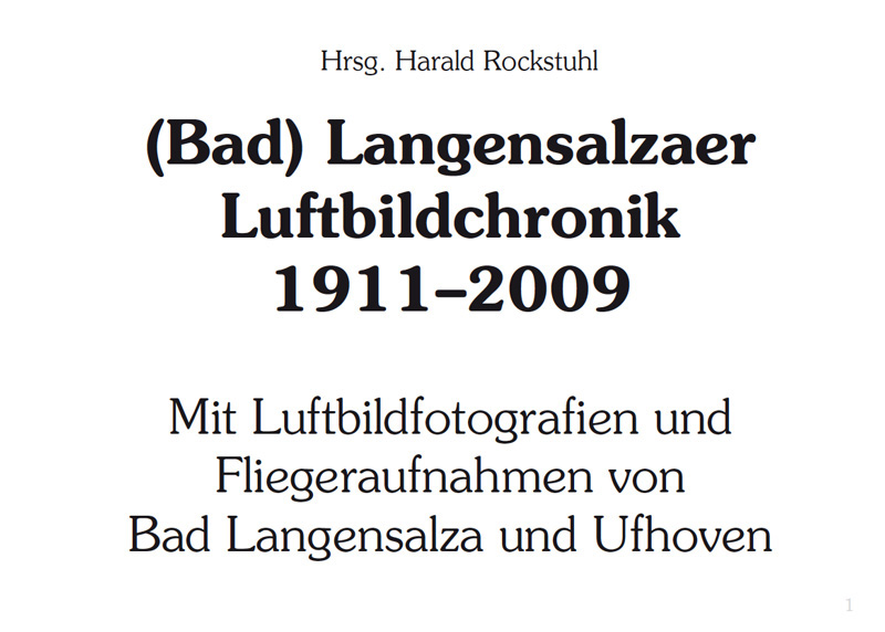 LANGENSALZA - Luftbildchronik 1911-2020