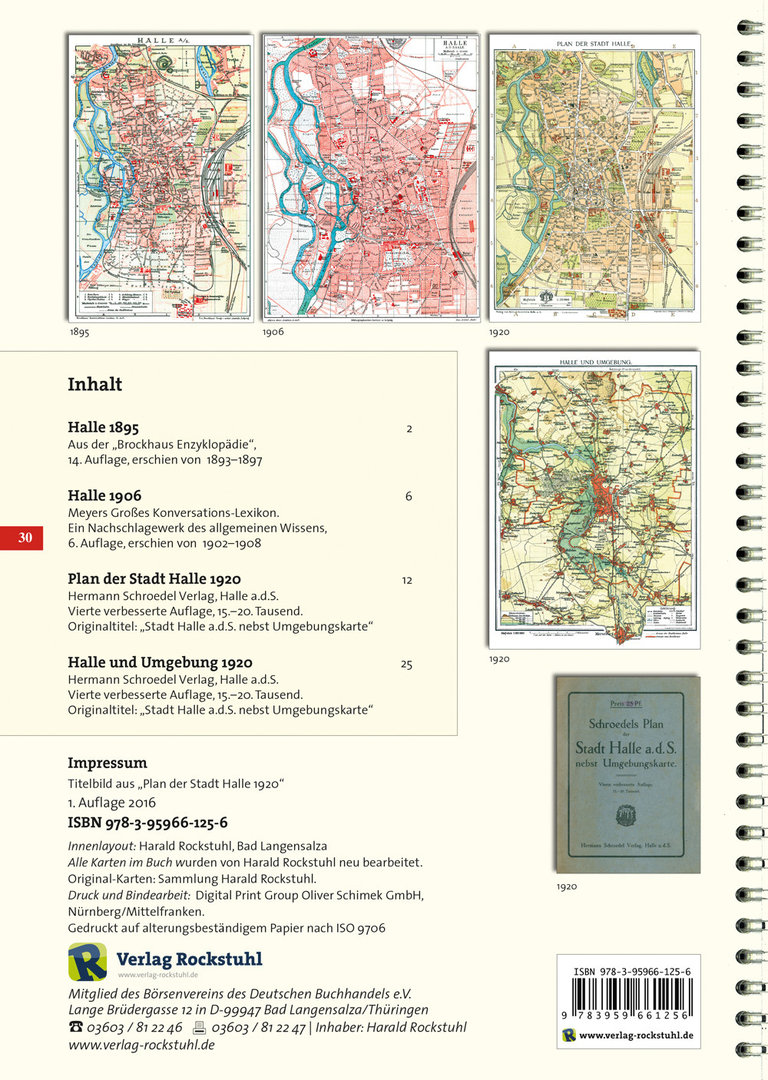Stadtpläne Halle a.d.S. 1895–1906–1920 [STADTPLAN]